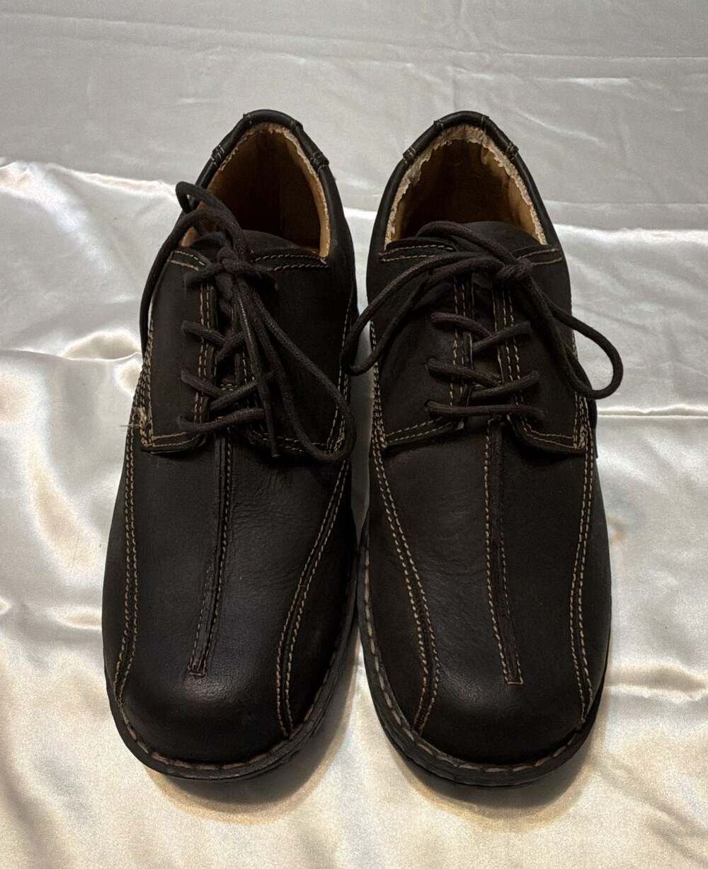 Dockers ProStyle Men's Brown Leather Lace-Up Oxford Dress Shoes Size 8M 90-28908 - Picture 1 of 11